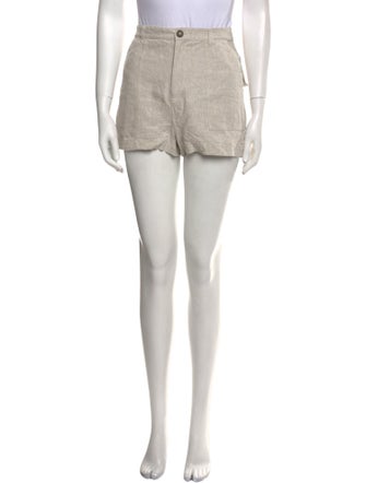 Reformation Linen Mini Shorts