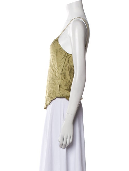 Reformation Silk V-Neck Top