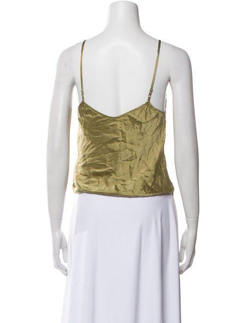 Reformation Silk V-Neck Top