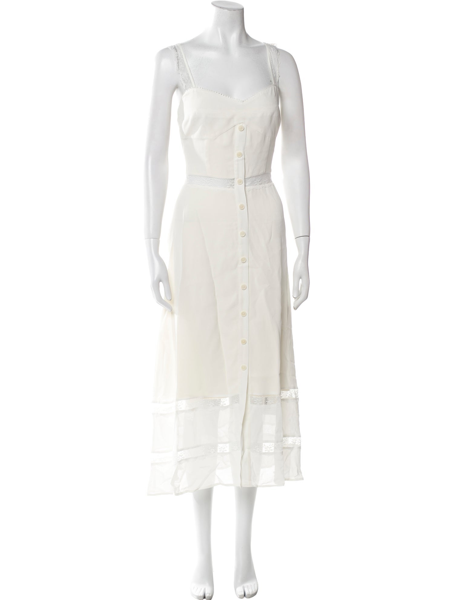 Reformation Square Neckline Long Dress w/ Tags