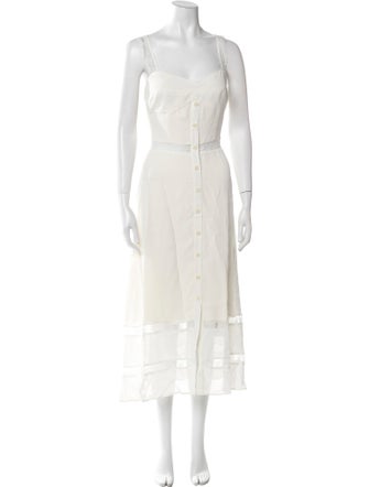 Reformation Square Neckline Long Dress w/ Tags