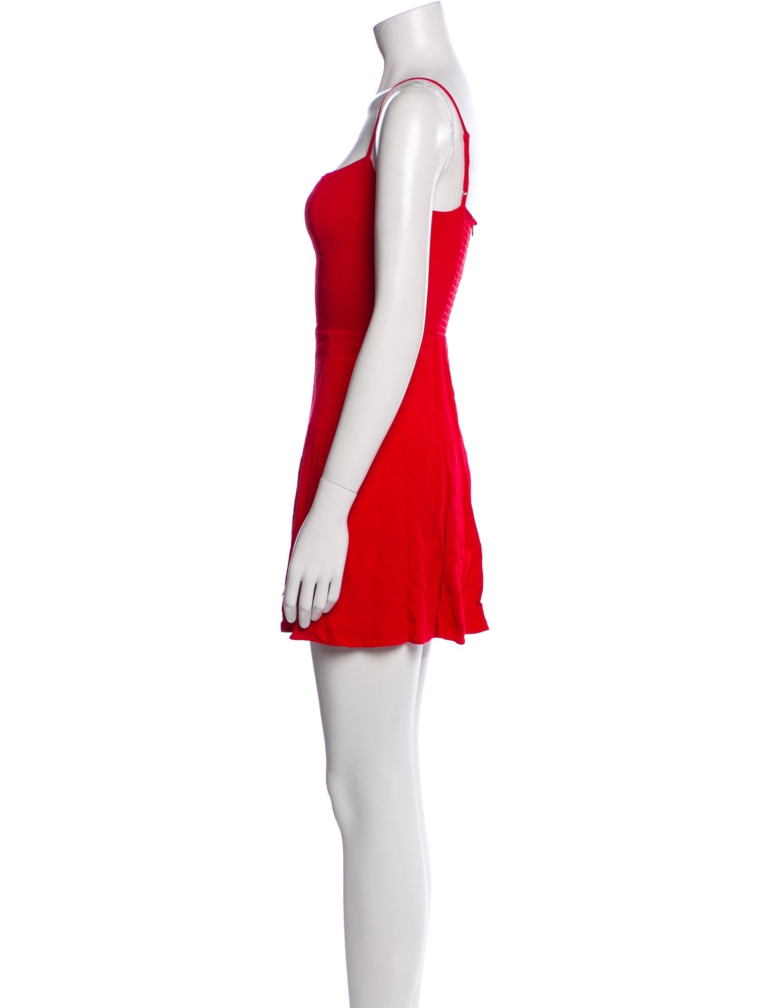 Reformation Square Neckline Mini Dress