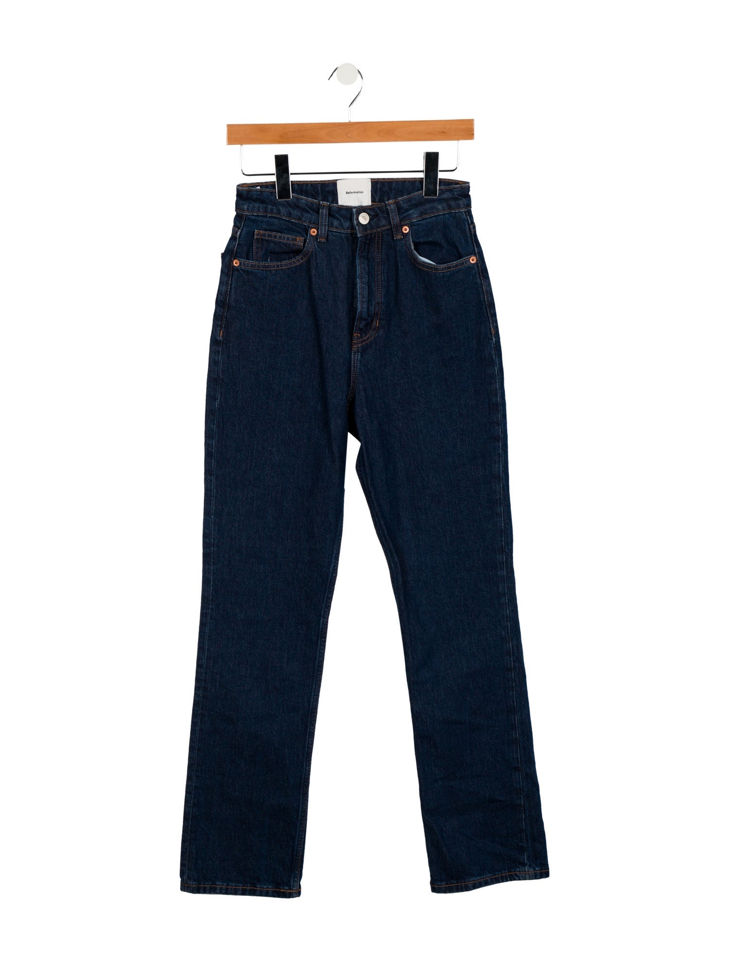 Reformation High-Rise Straight Leg Jeans