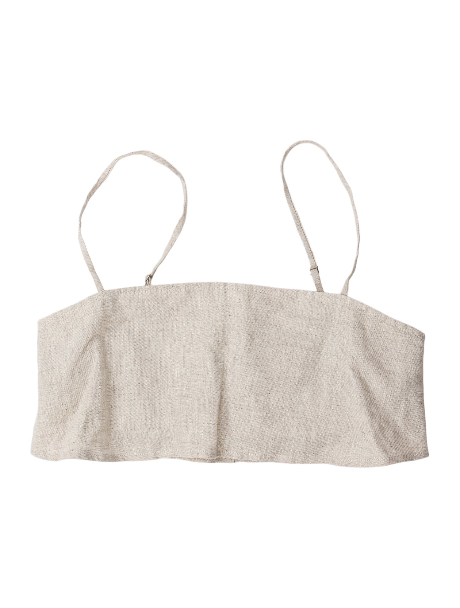 Reformation Linen Strapless Crop Top w/ Tags