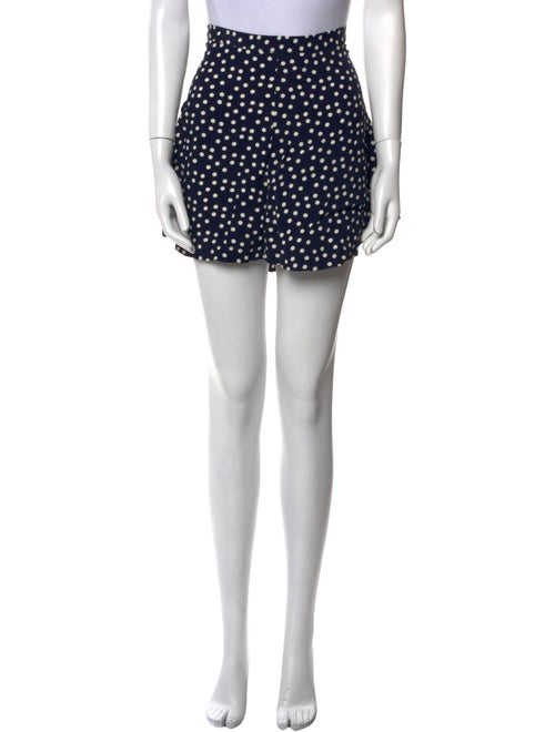 Reformation Polka Dot Print Mini Skirt