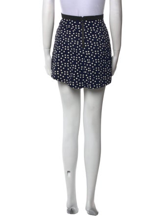 Reformation Polka Dot Print Mini Skirt