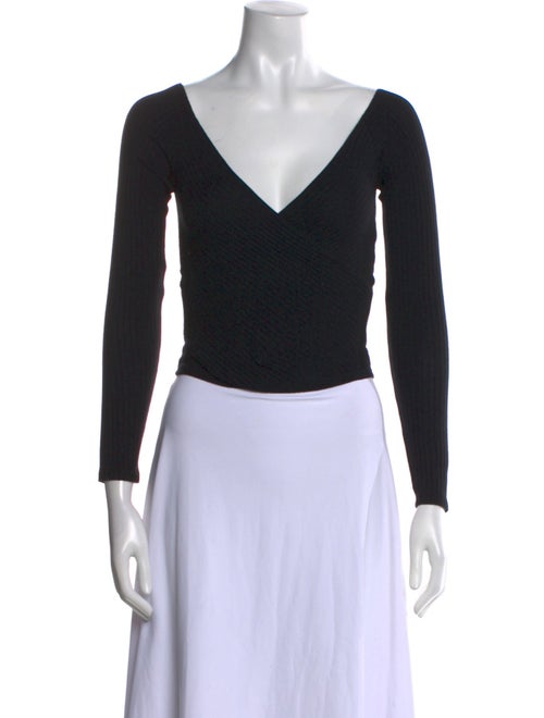 Reformation V-Neck Three-Quarter Sleeve Bodysuit