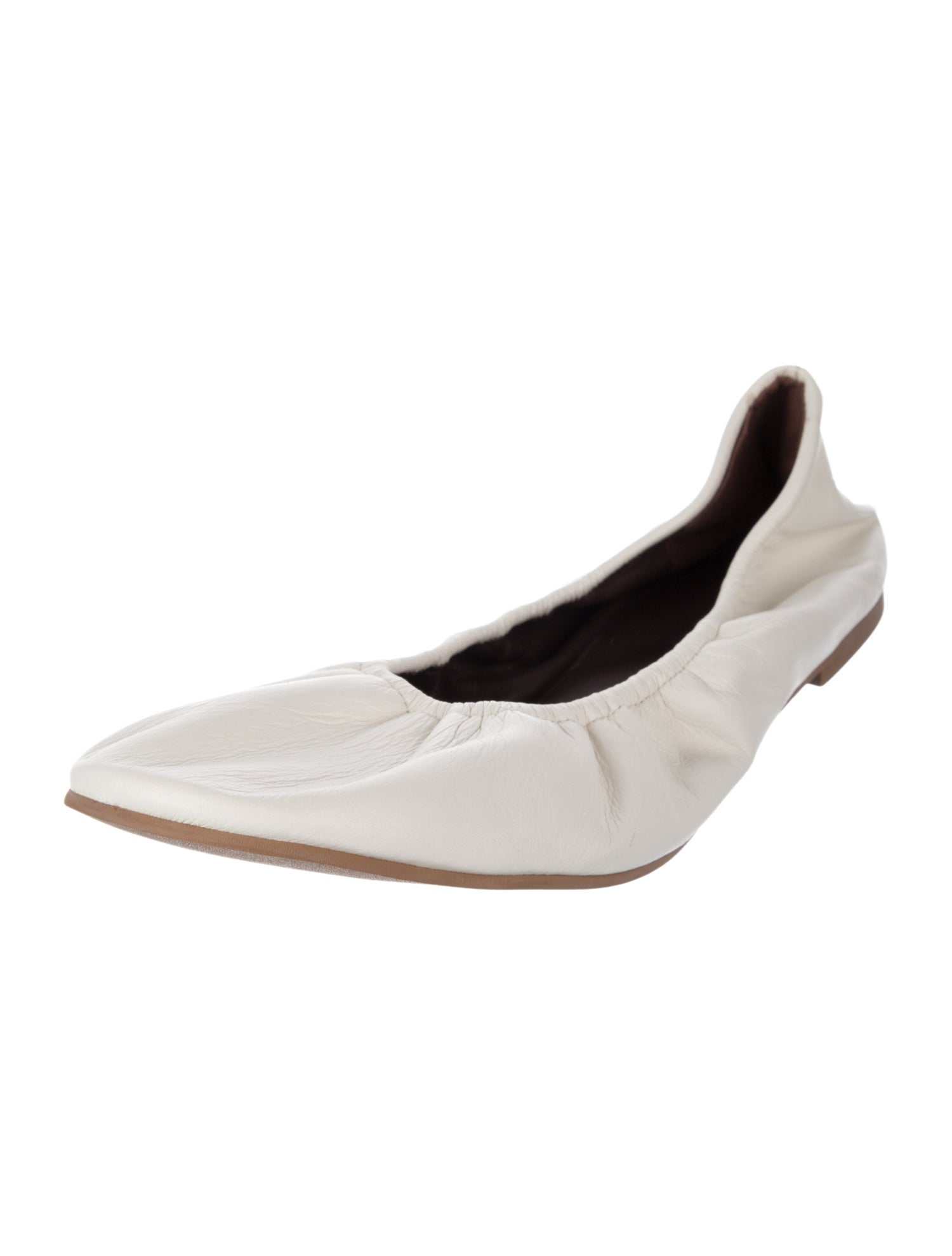 Reformation Leather Ballet Flats