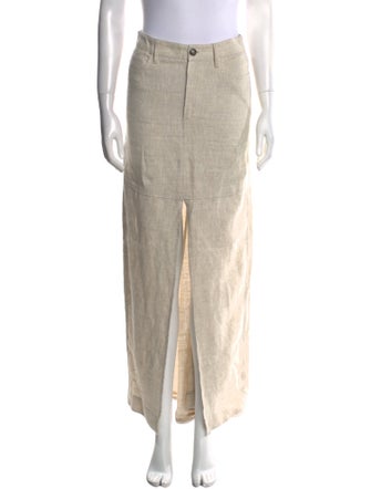 Reformation Linen Long Skirt