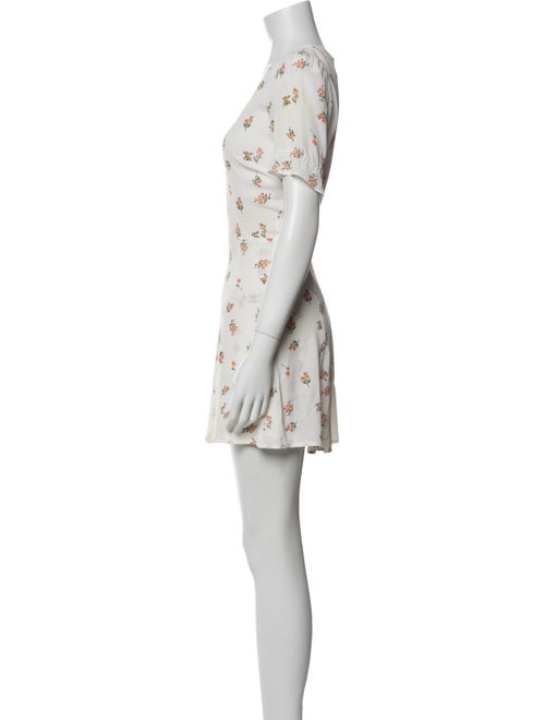 Reformation Floral Print Mini Dress