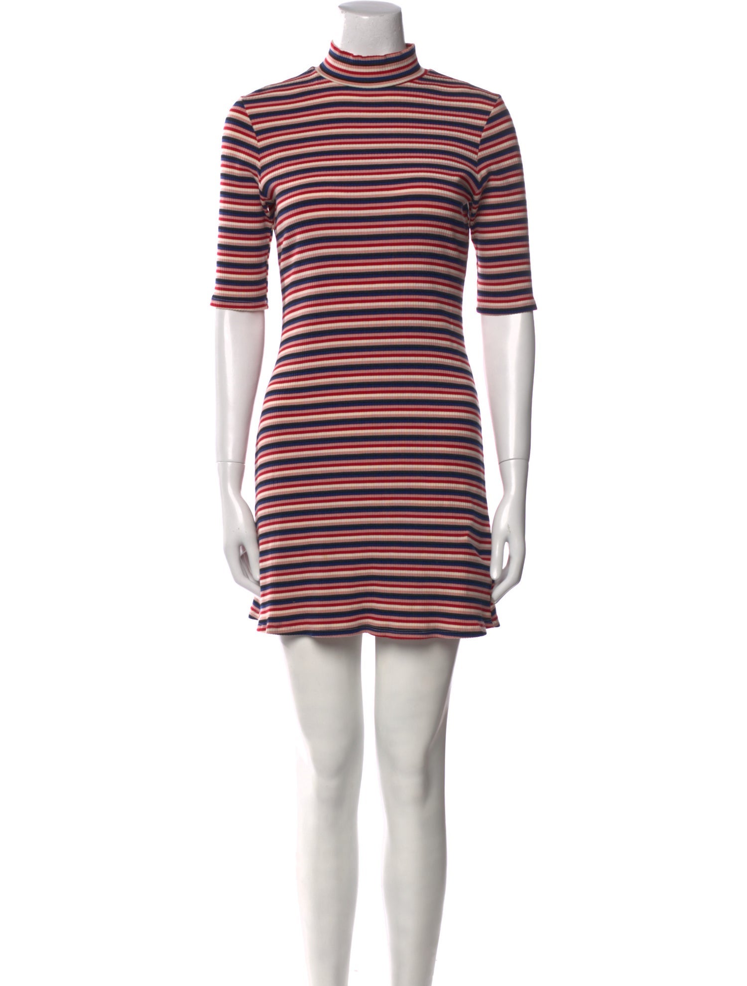 Reformation Striped Mini Dress