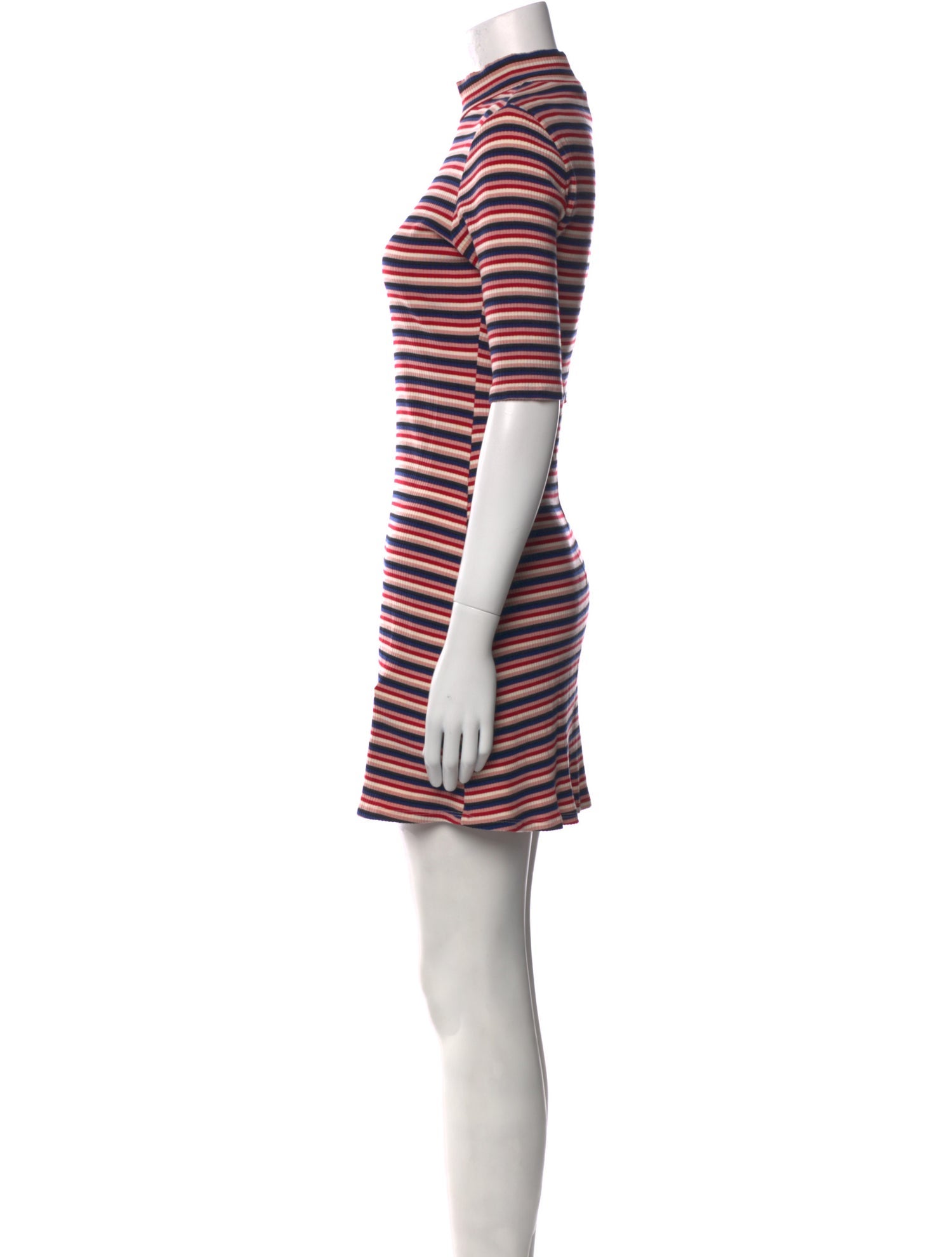Reformation Striped Mini Dress