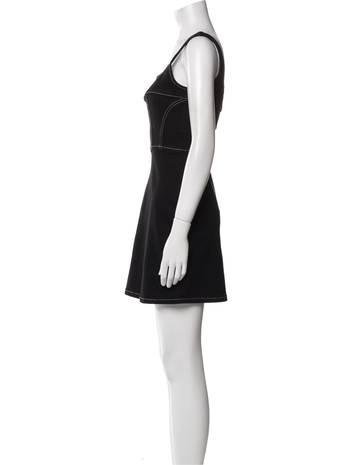 Reformation Square Neckline Mini Dress