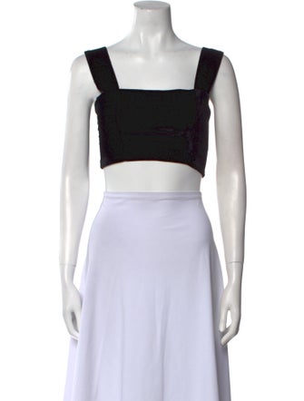 Reformation Square Neckline Sleeveless Crop Top