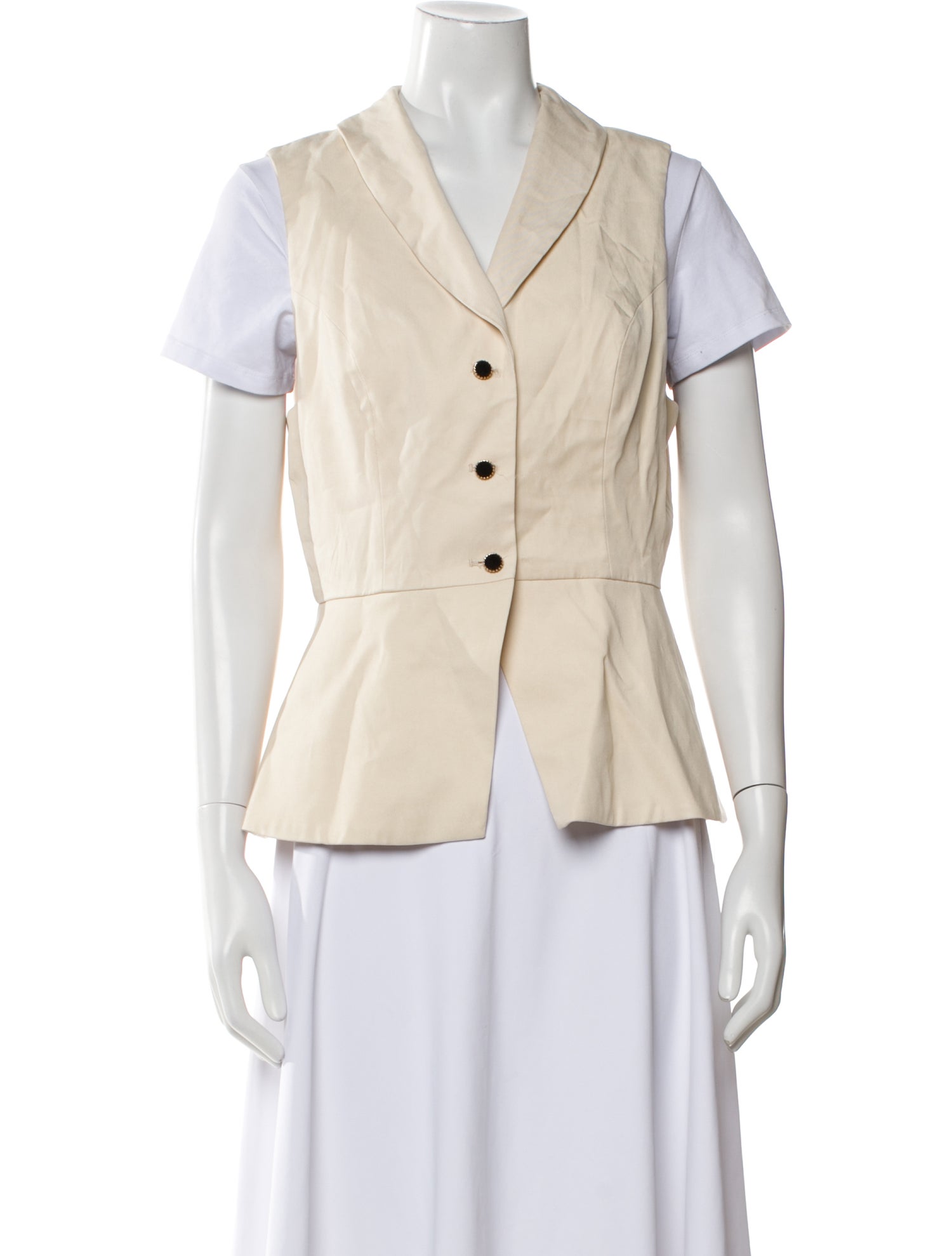 Reformation V-Neck Short Sleeve Button-Up Top w/ Tags