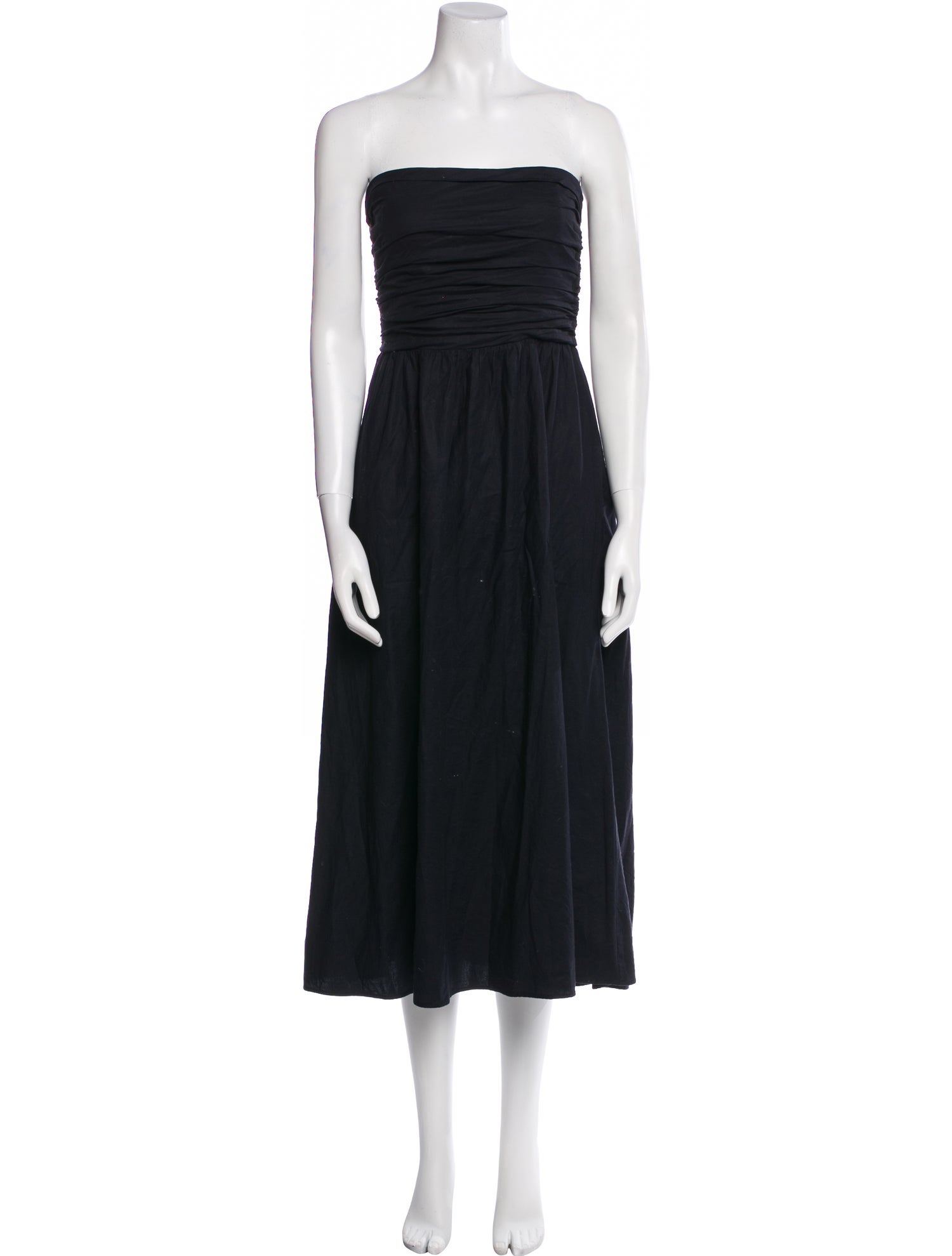 Reformation Strapless Midi Length Dress