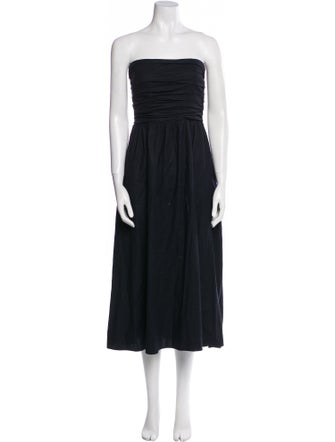 Reformation Strapless Midi Length Dress