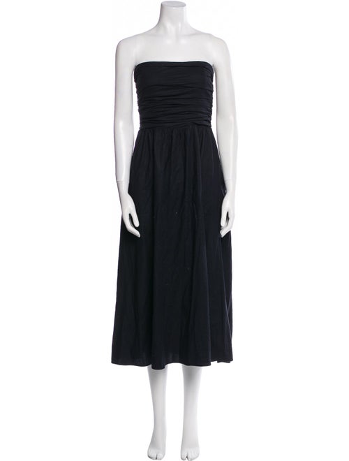 Reformation Strapless Midi Length Dress