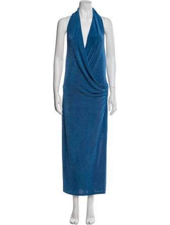 Reformation Halterneck Long Dress