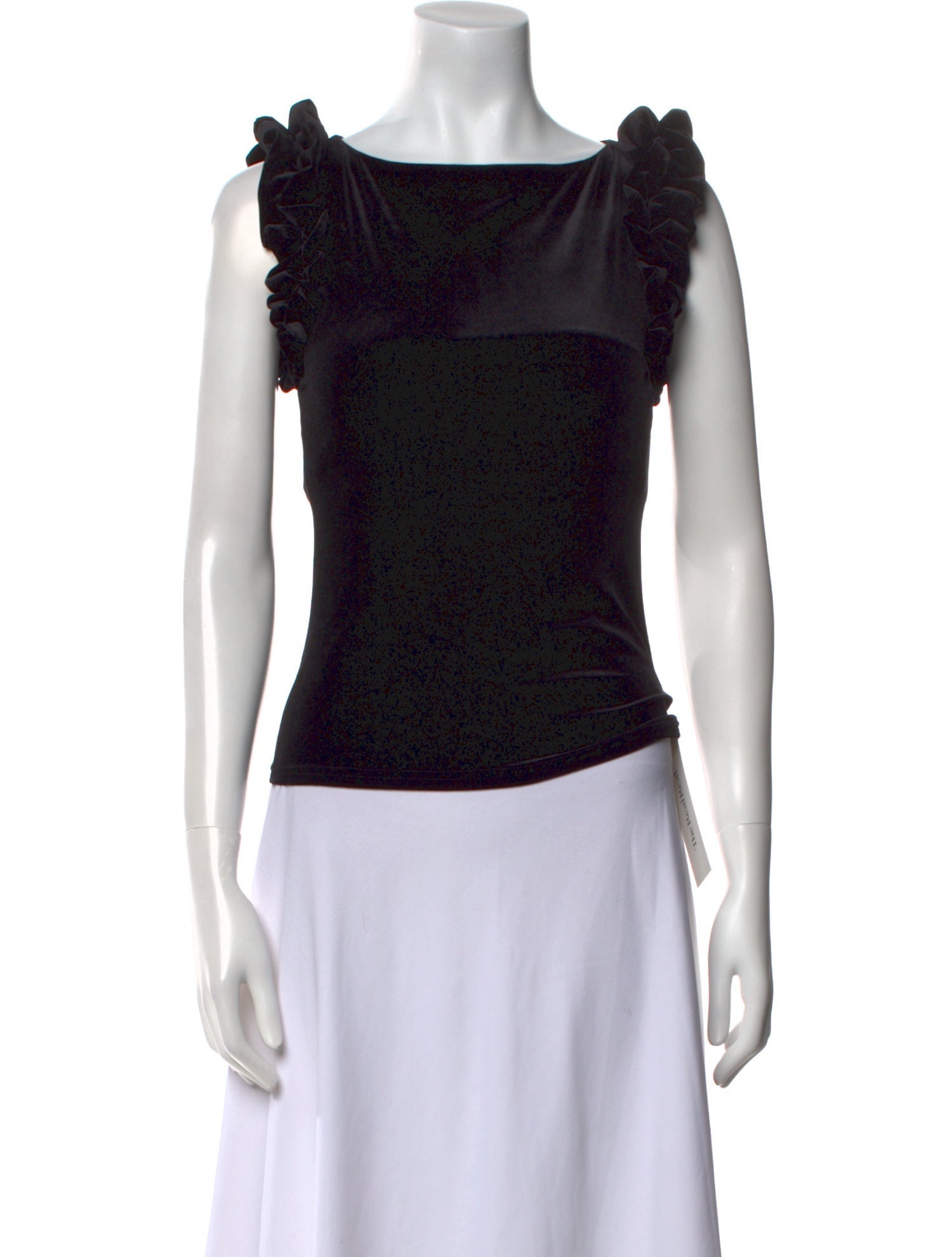 Reformation Bateau Neckline Sleeveless Top