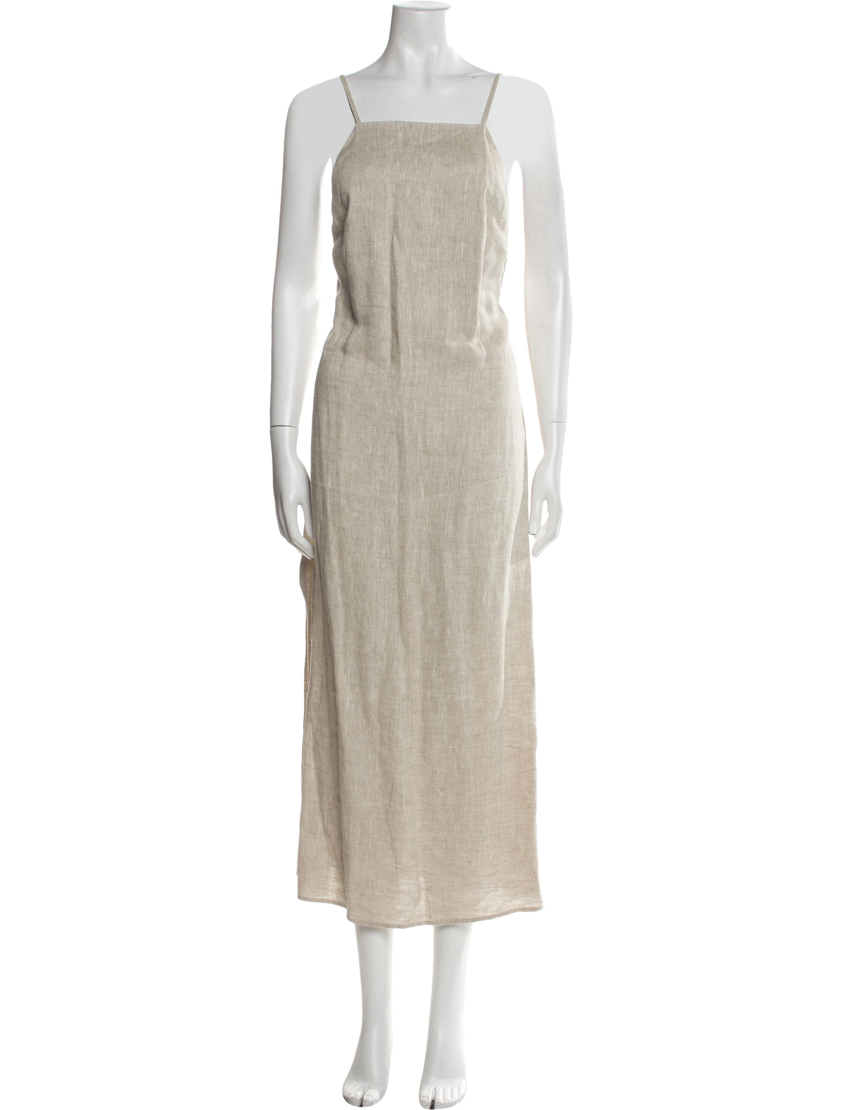 Reformation Square Neckline Long Dress