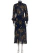 Reformation Floral Print Long Dress