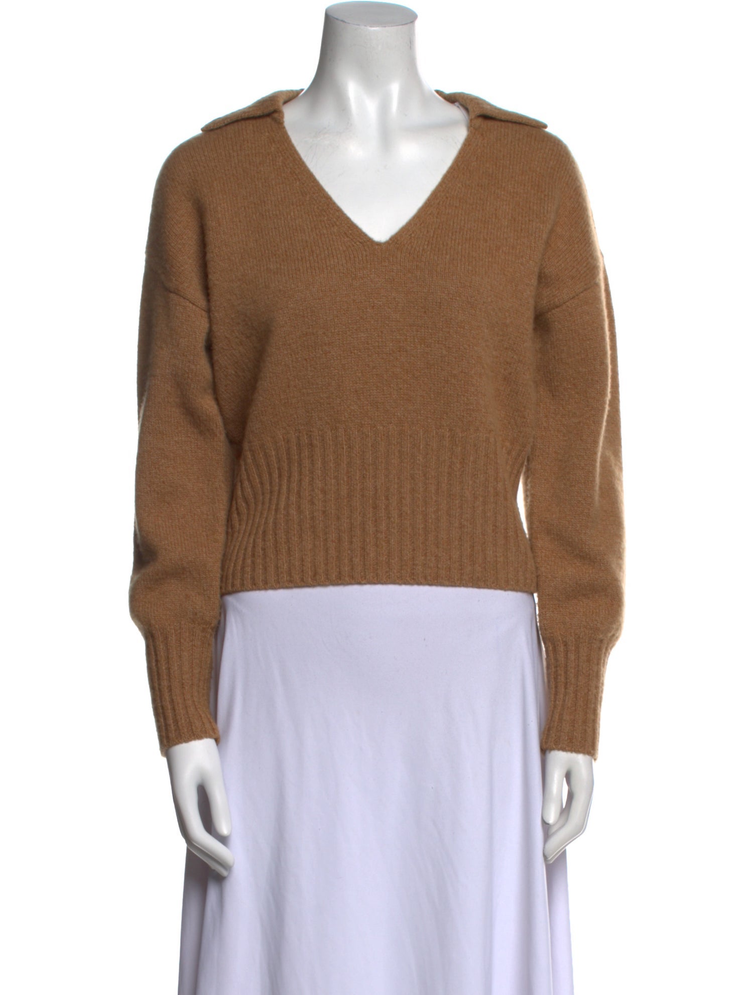Reformation Cashmere V-Neck Sweater
