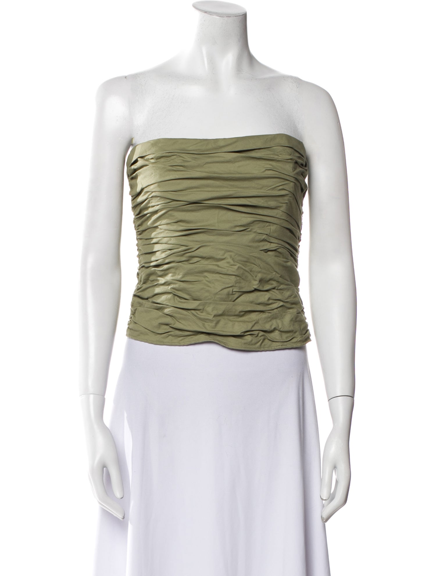 Reformation Strapless Crop Top