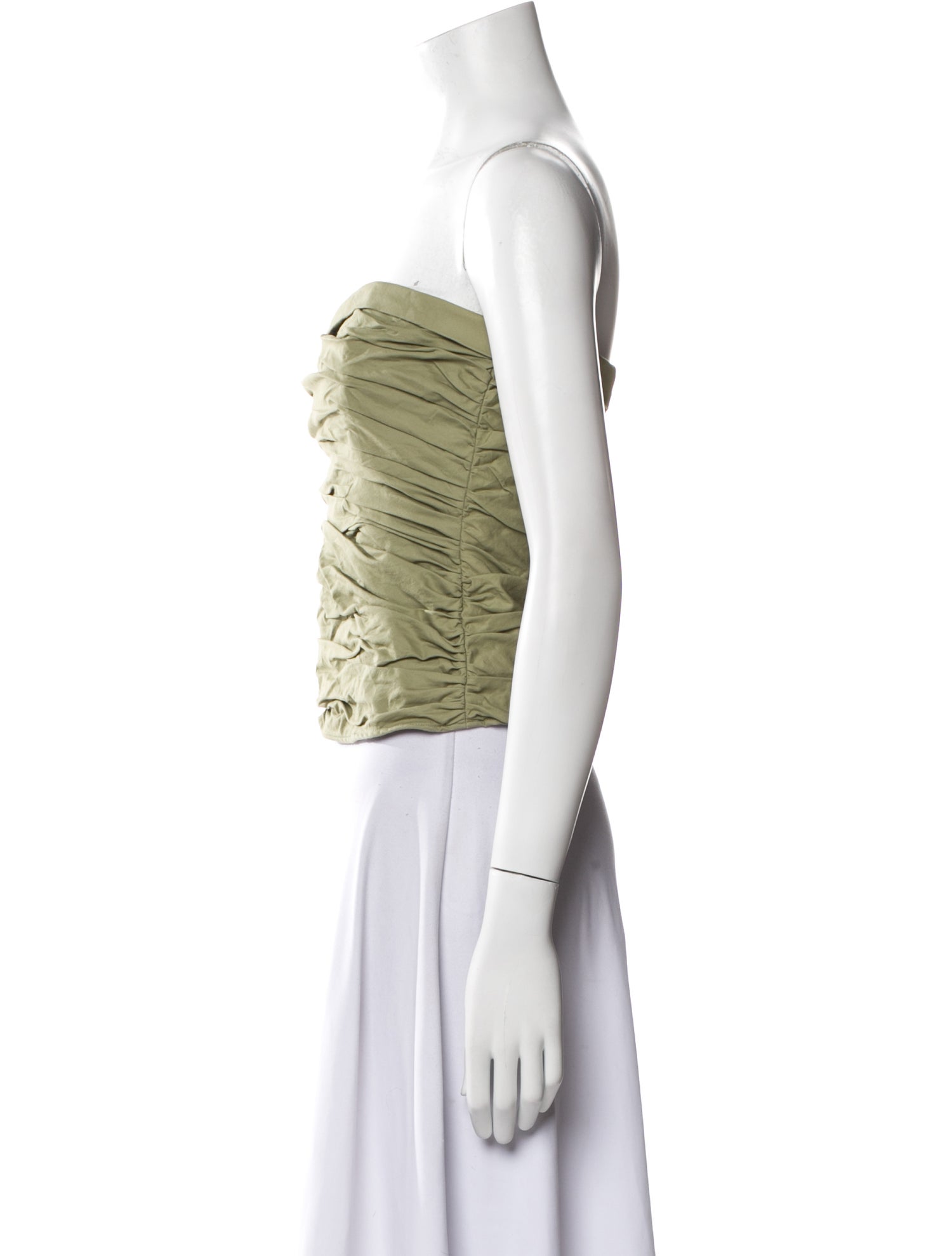 Reformation Strapless Crop Top