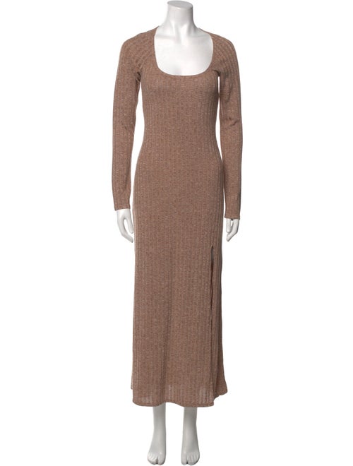 Reformation Scoop Neck Long Dress