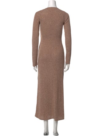 Reformation Scoop Neck Long Dress