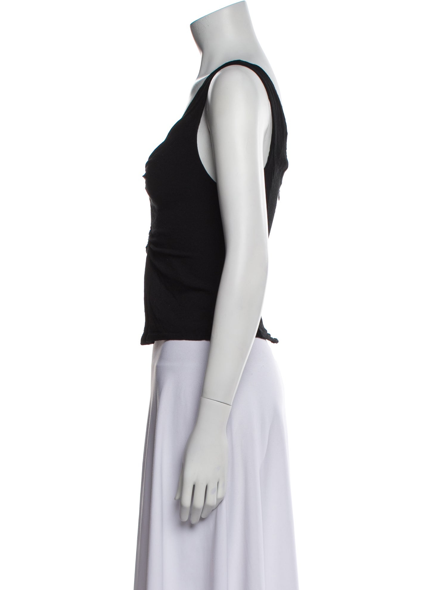 Reformation V-Neck Sleeveless Crop Top