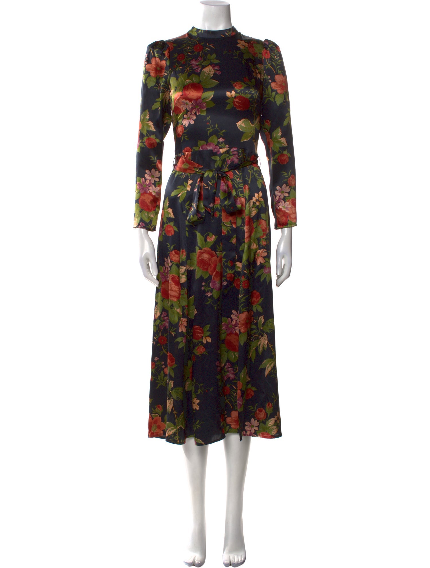 Reformation Silk Long Dress