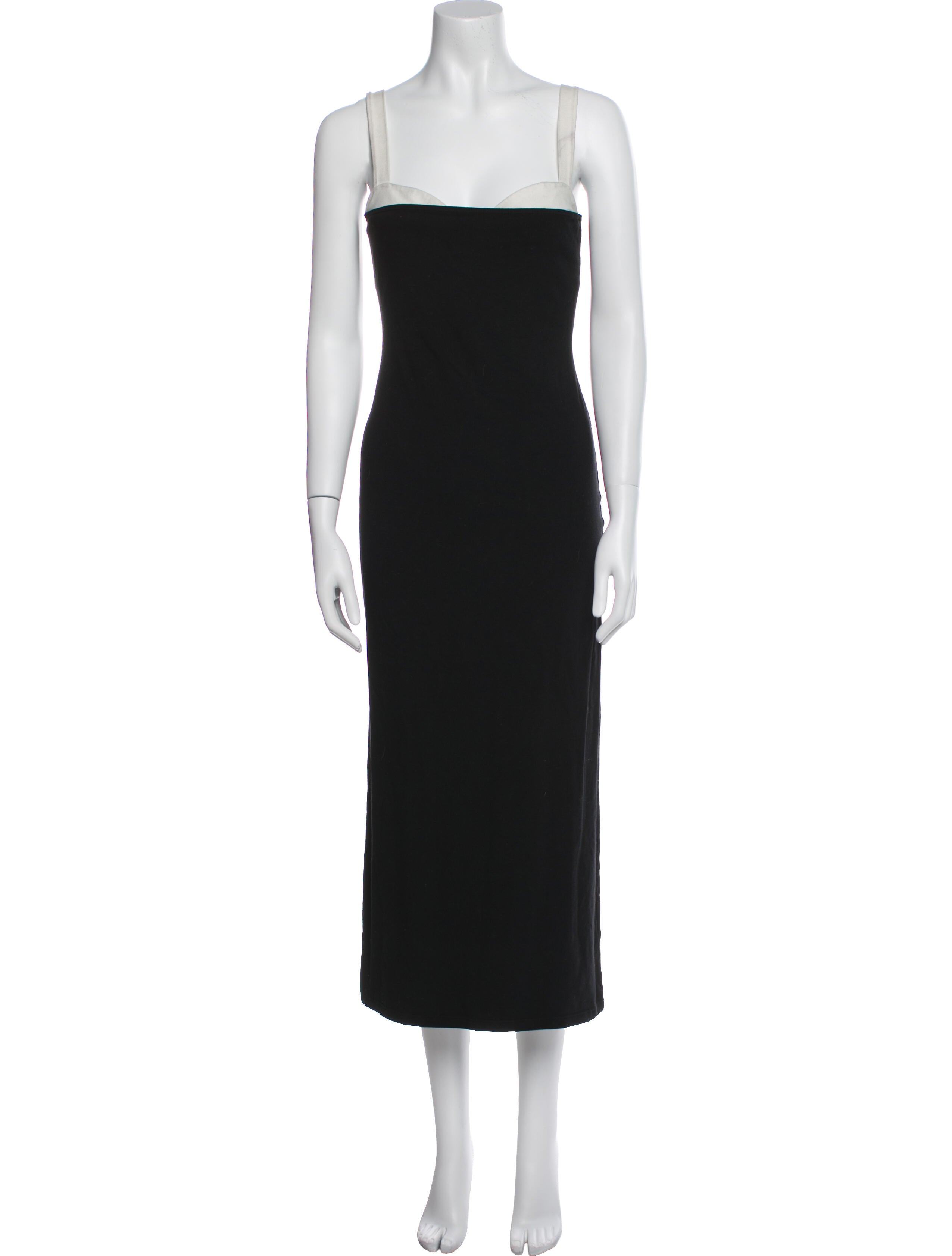 Reformation Square Neckline Long Dress