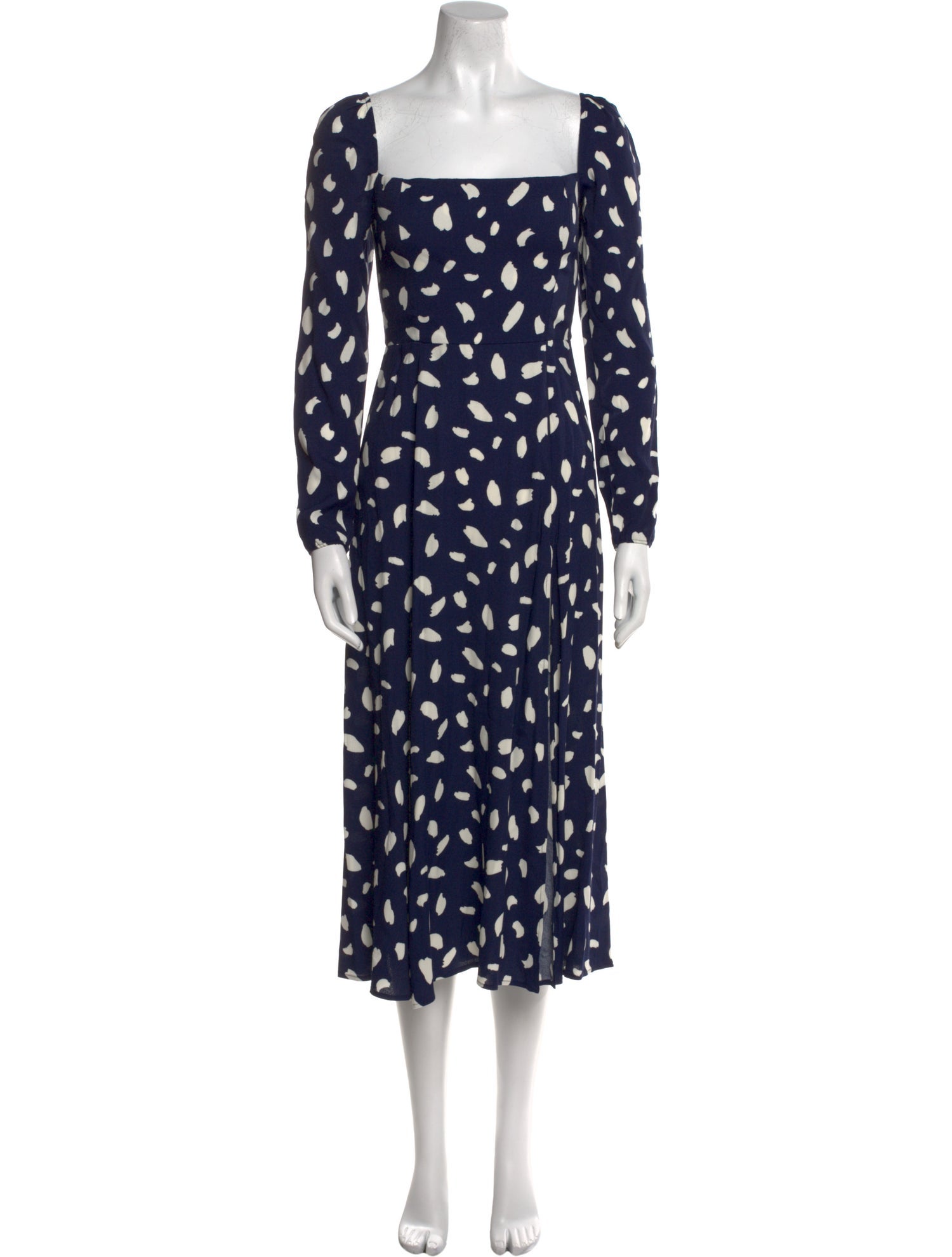 Reformation Printed Midi Length Dress