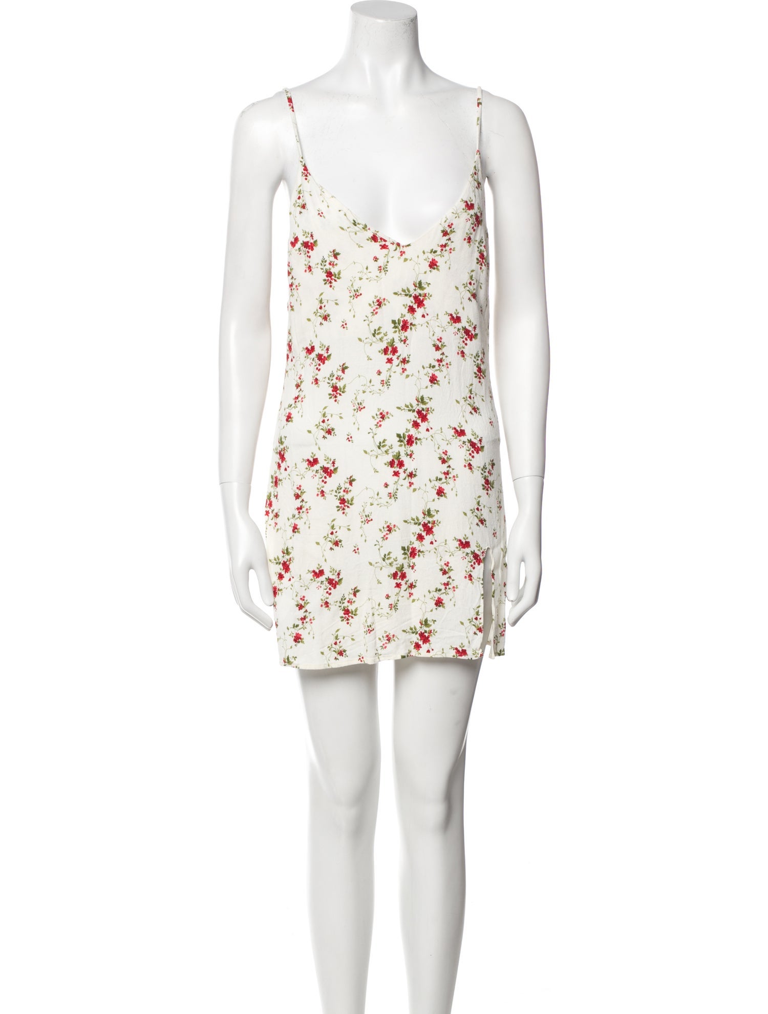 Reformation Floral Print Mini Dress