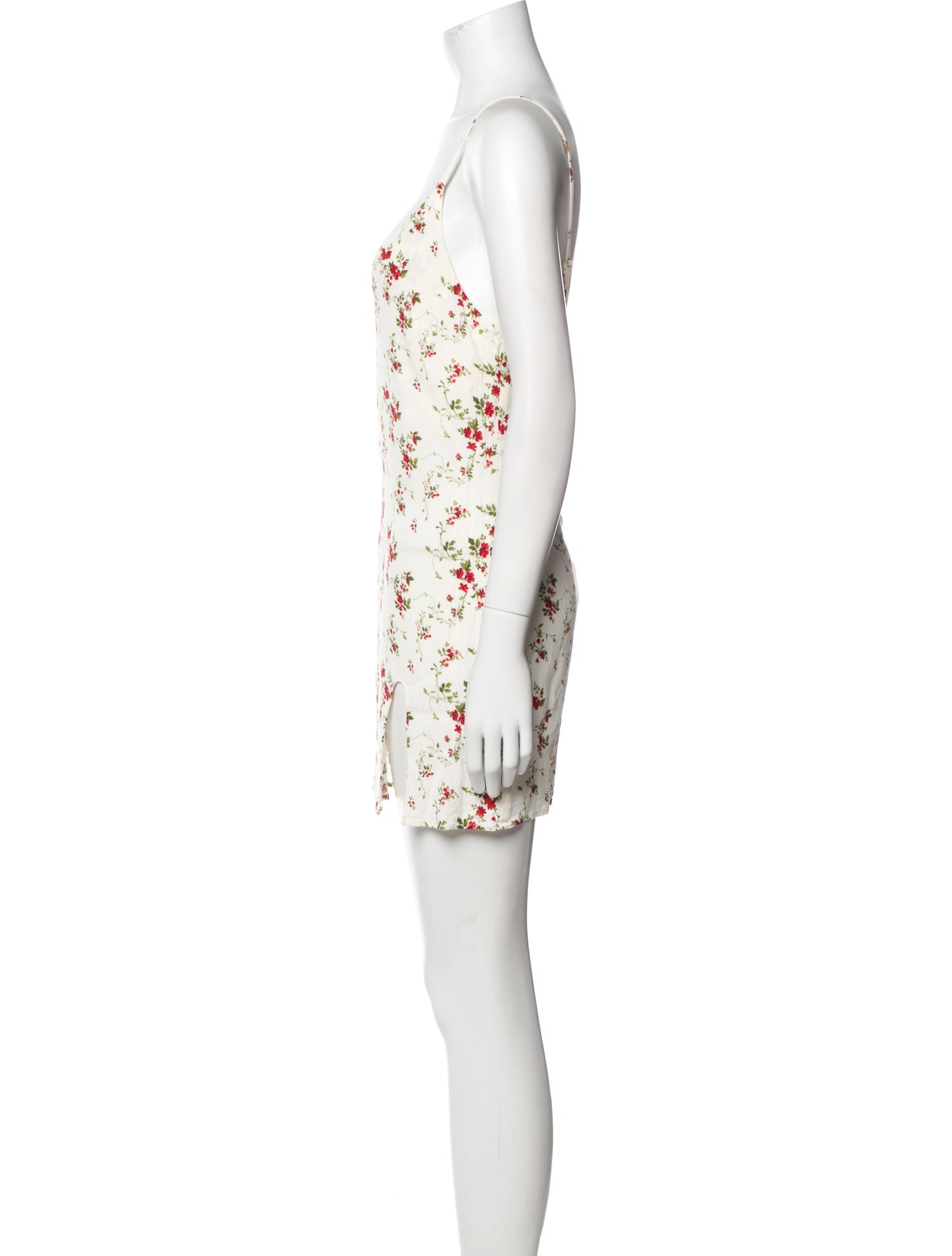 Reformation Floral Print Mini Dress