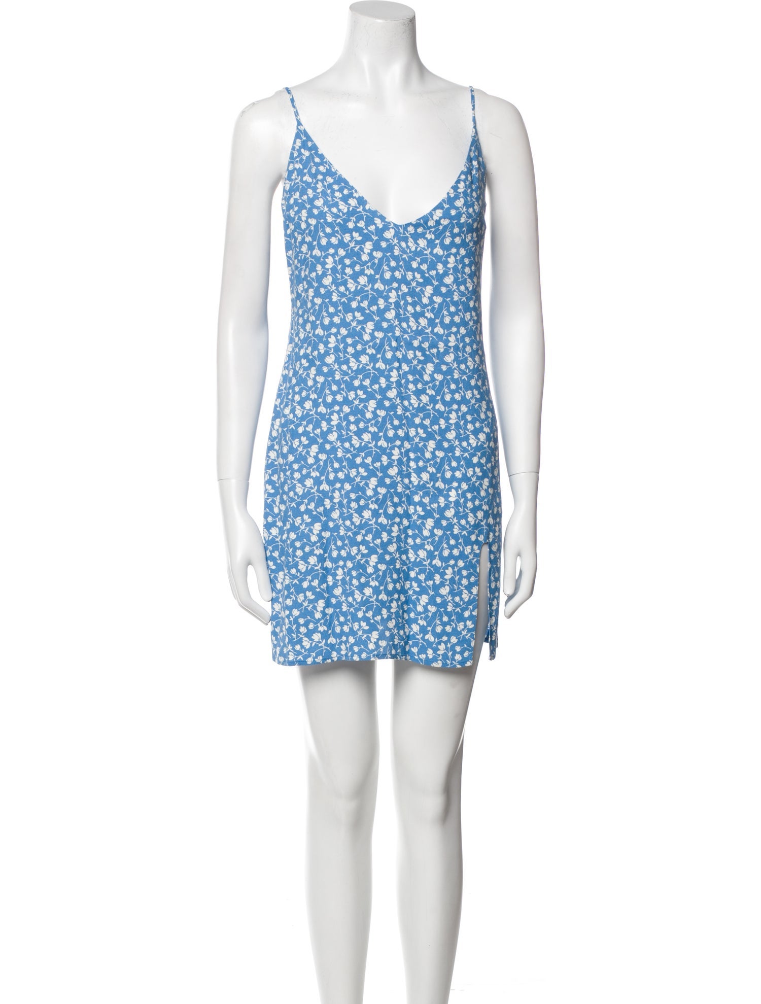 Reformation Floral Print Mini Dress