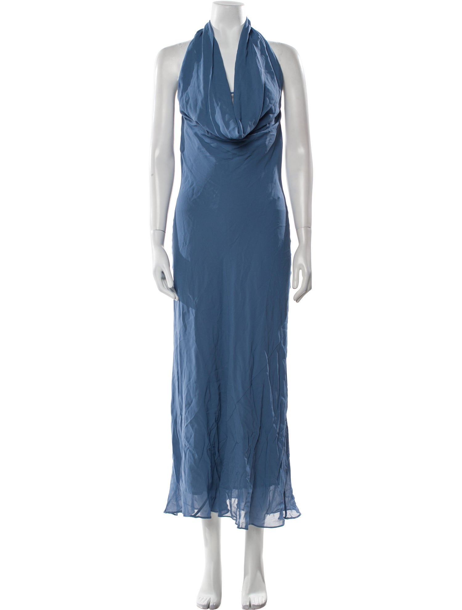 Reformation Cowl Neck Long Dress