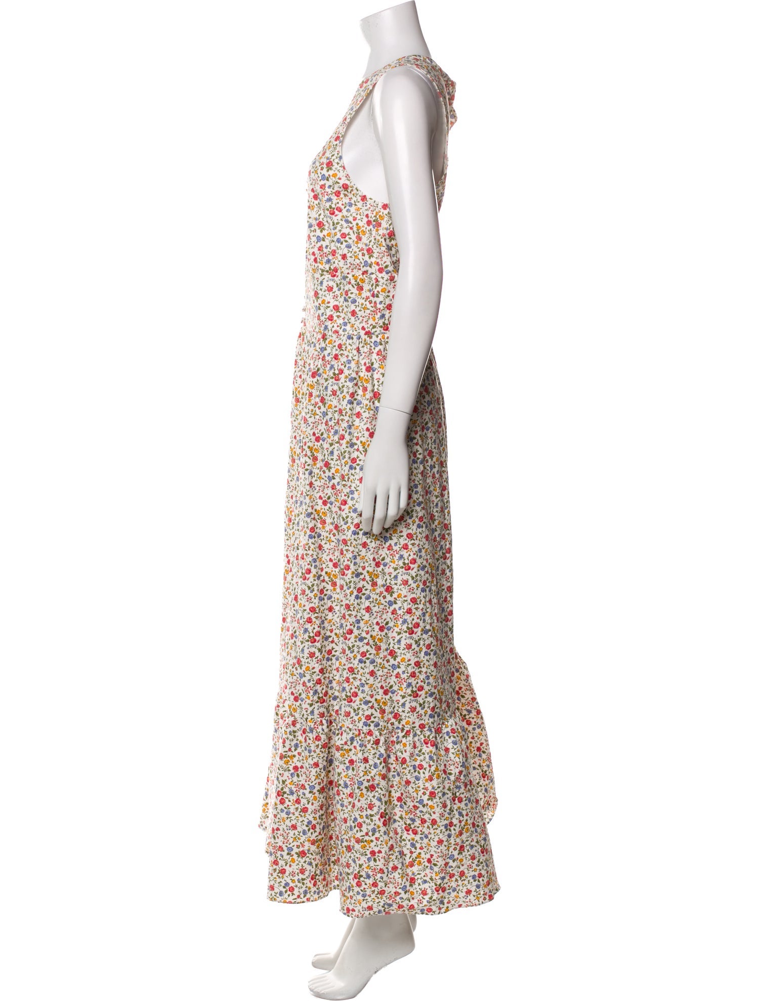 Reformation Floral Print Long Dress w/ Tags