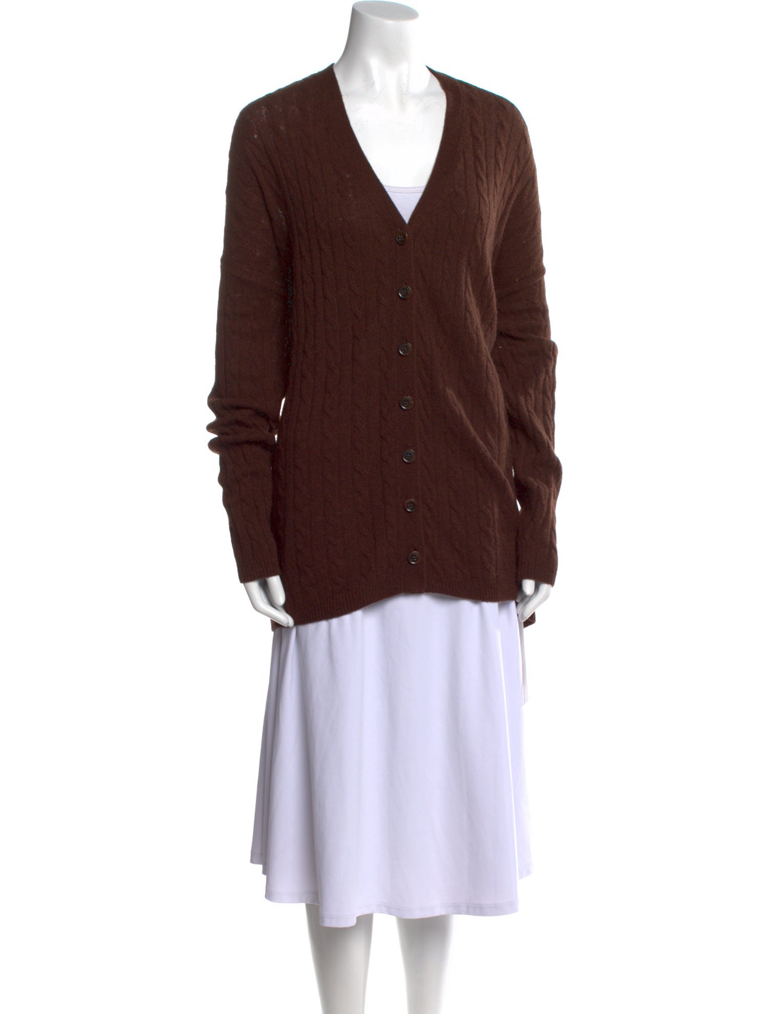 Reformation Cashmere V-Neck Sweater