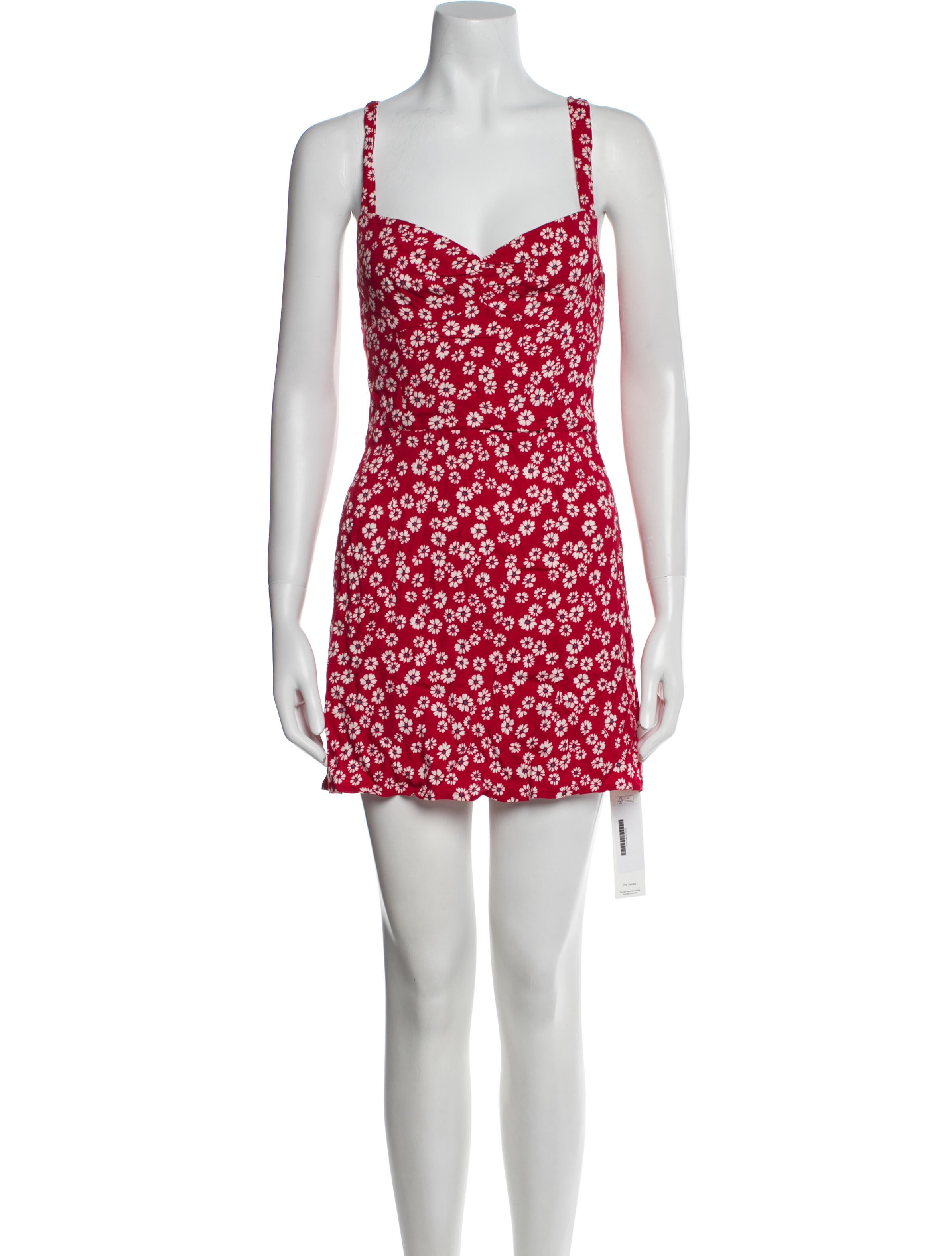 Reformation Floral Print Mini Dress