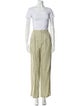 Reformation Linen Keyhole Accent Pant Set