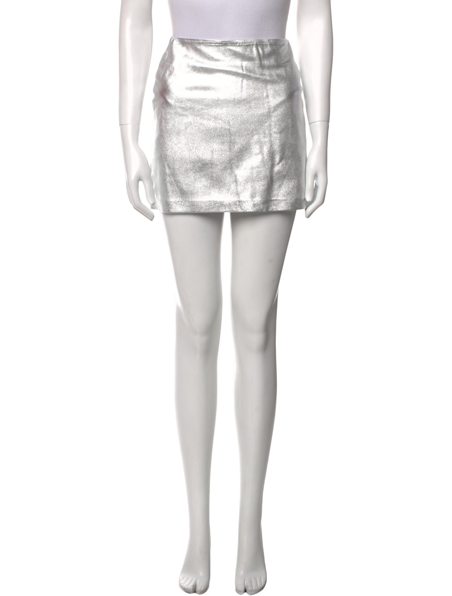 Reformation Leather Mini Skirt