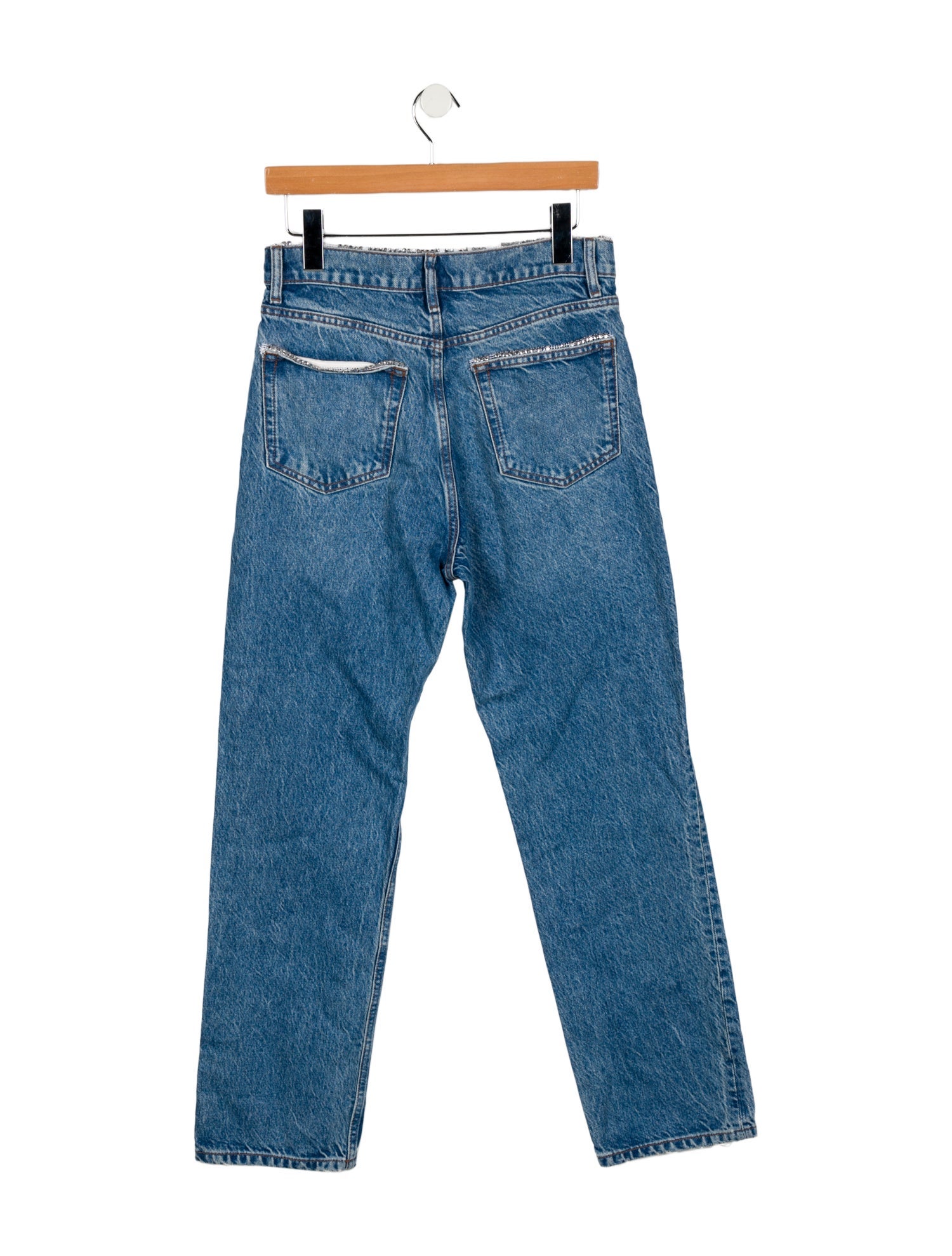 Reformation Mid-Rise Straight Leg Jeans