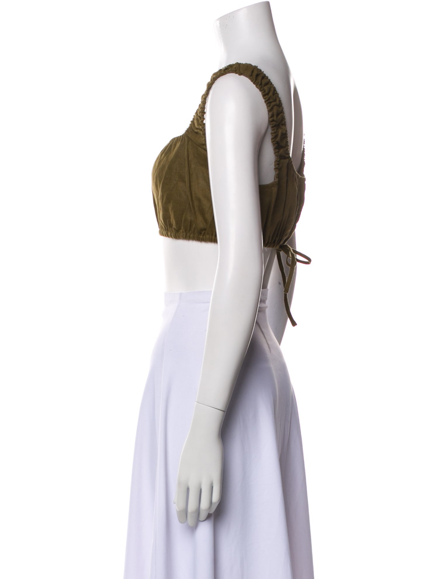 Reformation Suki Linen Crop Top w/ Tags