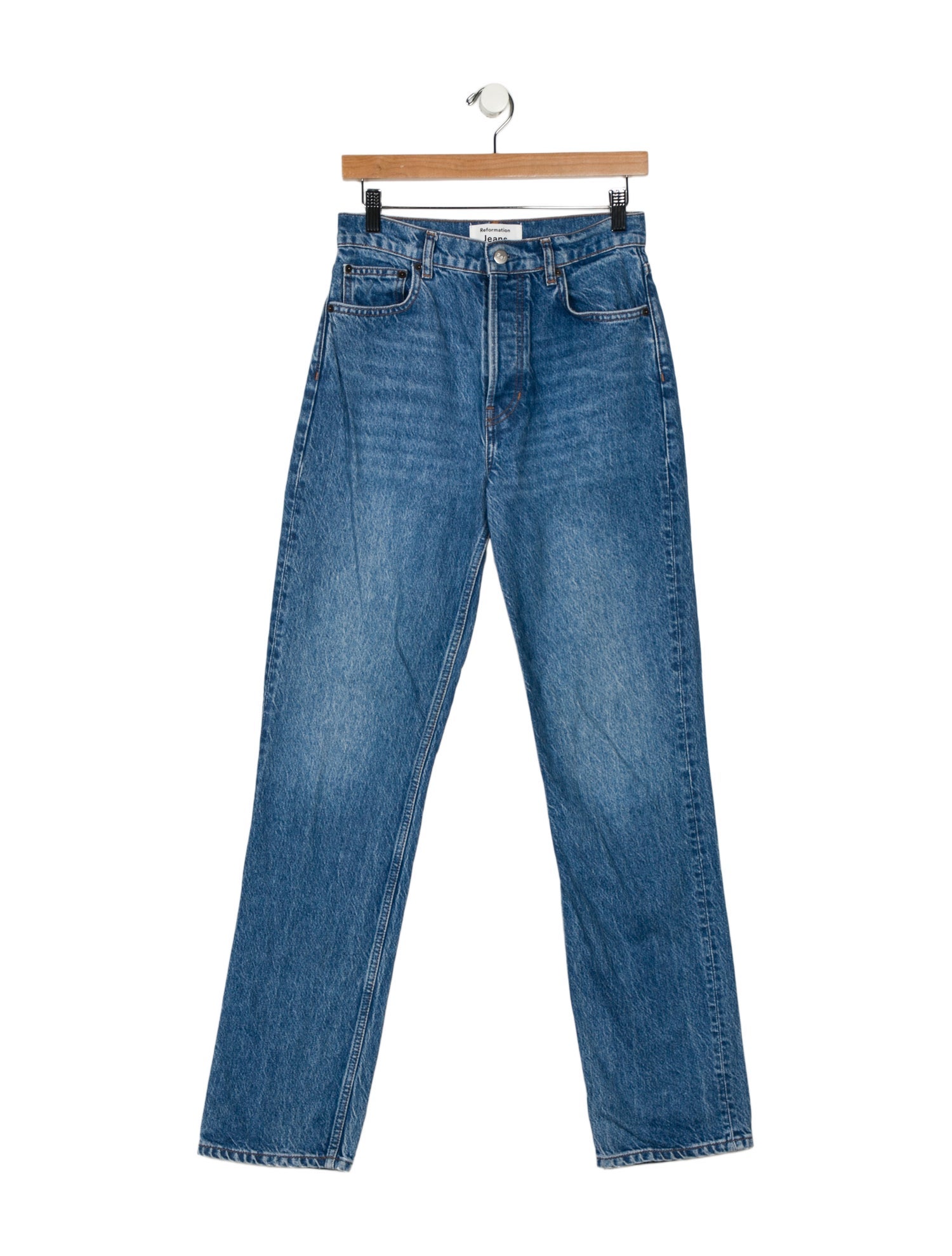 Reformation High-Rise Straight Leg Jeans