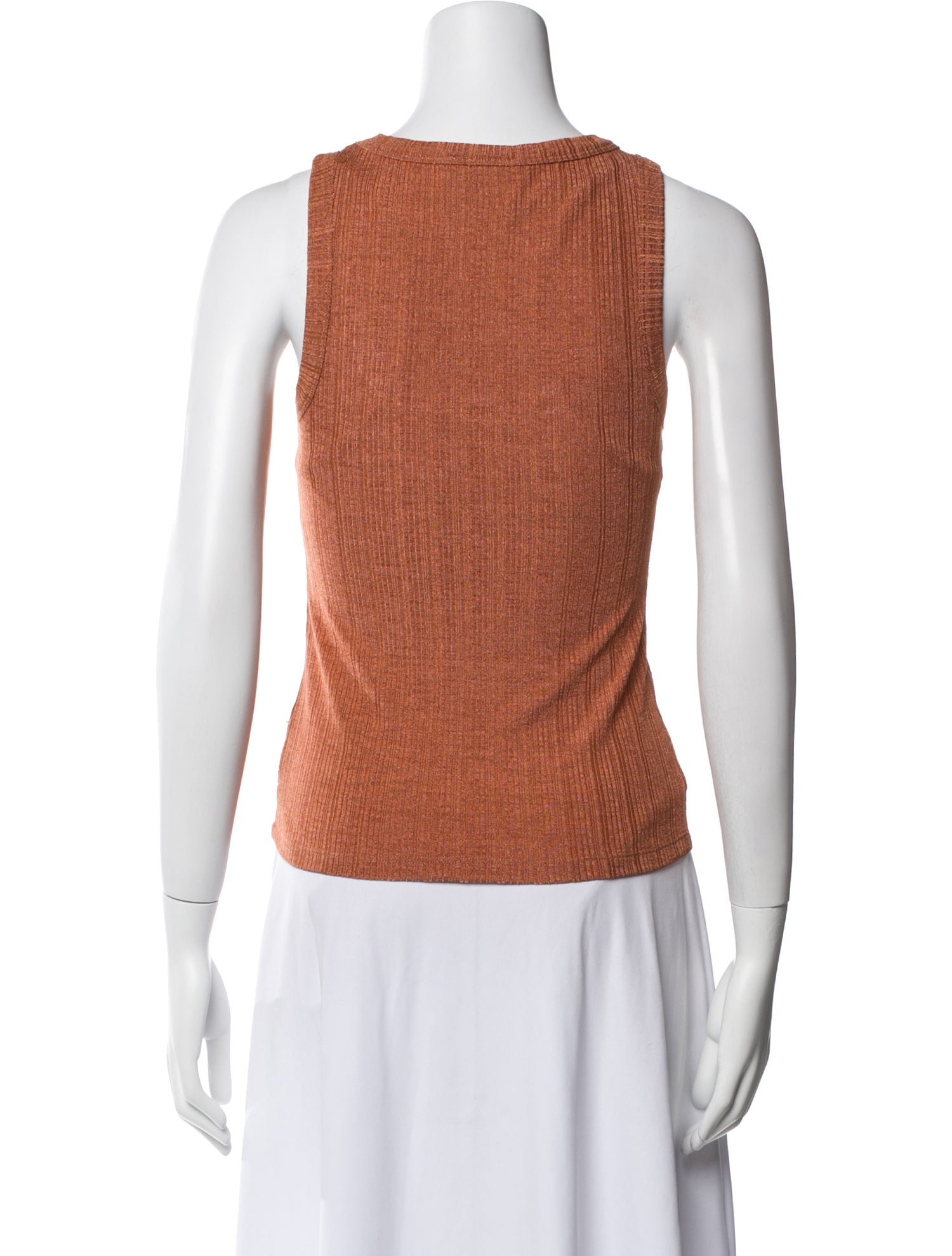 Reformation Square Neckline Sleeveless Top