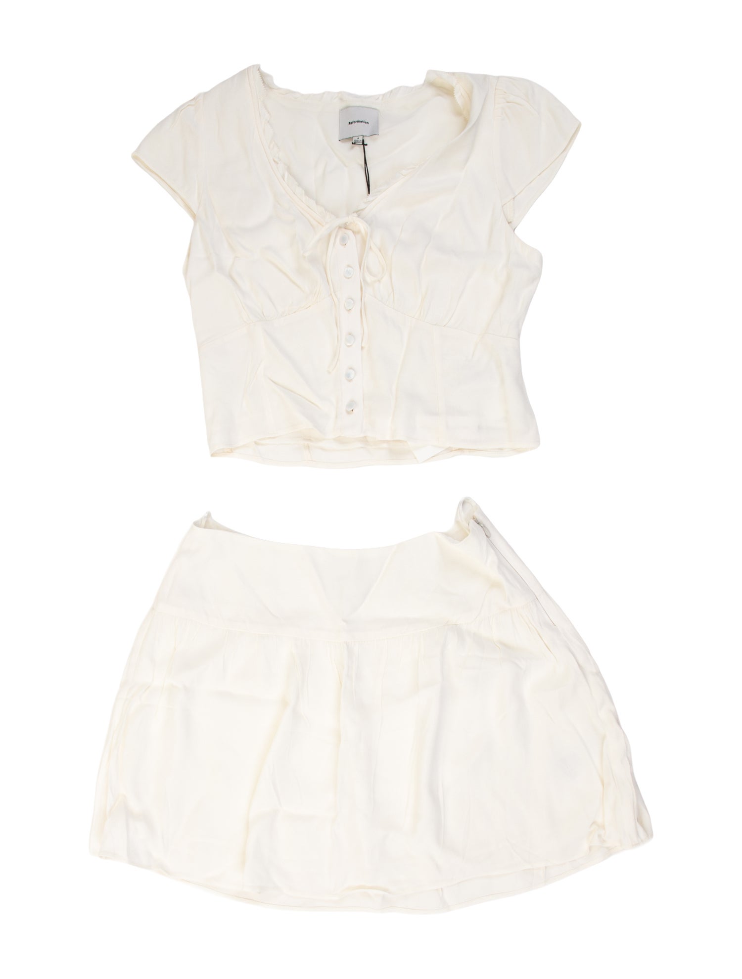 Reformation Skirt Set w/ Tags