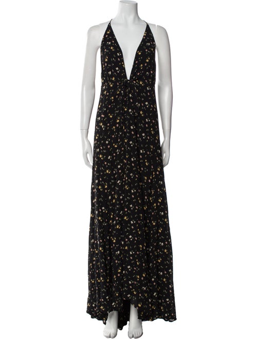 Reformation Floral Print Long Dress